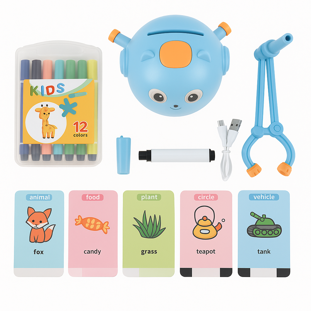 Doodly™ - Interaktywny Robot do rysowania i nauki angielskiego dla dzieci