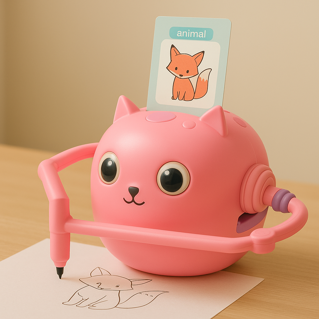 Doodly™ - Interaktywny Robot do rysowania i nauki angielskiego dla dzieci